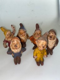 1937-38 Seiberling Latex Snow White Dwarves Figures