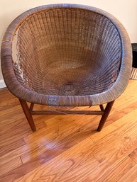 Easy Chair Designed By Nanna Ditzel For Ludvig Pontoppidan, Denmark, 1950's Needs Refurbishment