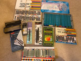 Artist Pens, Pencils, Oil Pastels