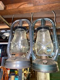 Pair Of Vintage Lanterns