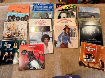 Lot Of About 18 Classic Rock And Folk Vinyl