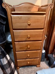 5 Drawer Lingerie Chest With Scroll Top