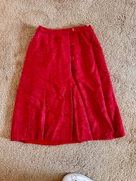 Vintage Lined Skirt Size Small 4-6