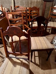 Lot Of 12 Assorted Chairs