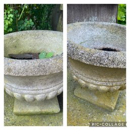 Pair Of Cement Planters