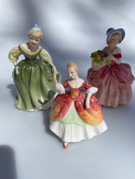 Royal Doulton Fair Lady, Cissie, Christine Figurines