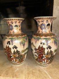 Pair Of Antique Asian Vases