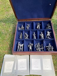 Franklin Mint The People Of Colonial America 13 Pewter Figures