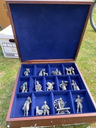 Franklin Mint The People Of Colonial America 13 Pewter Figures