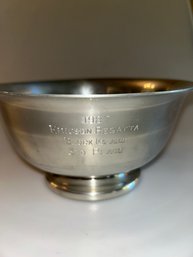 Stieff Pewter Block Island Regatta Trophy Bowl