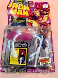 NIB Marvel Comics Iron Man Spider-Woman With Psionic Web Hurling Action