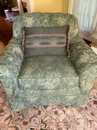 Drexel Heritage Sage Green Upholstered Arm Chair