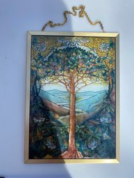 Tiffany Tree Of Life Stained Glass Window
