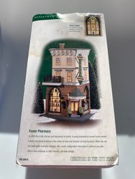 Dept 56 Christmas In The City Foster Pharmacy