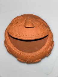 Happy Face Pottery Wall Pocket