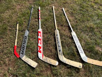 Lot Of Hockey Sticks