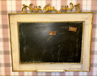 Shabby Chic Metal Rabbit Chalkboard