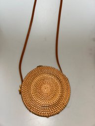 Wicker Canteen Style Handbag