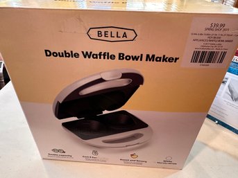 NIB Waffle Bowl Maker