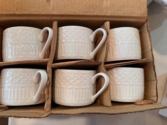 NIB Cuisinart 6 Piece Coffee Cup Set