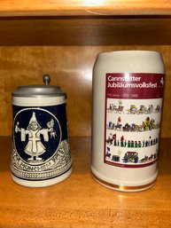 Pair Of German Steins