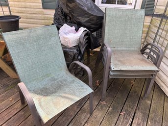 Lot Of 8 Patio Chairs