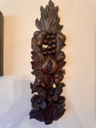 Vintage Wood Carving Wall Art