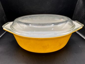 Vintage Pyrex Daily Sunflower Yellow