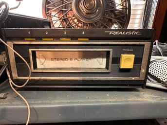 Vintage Realistic 8 Track Player