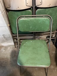 4 Vintage Samsonite Folding Chairs