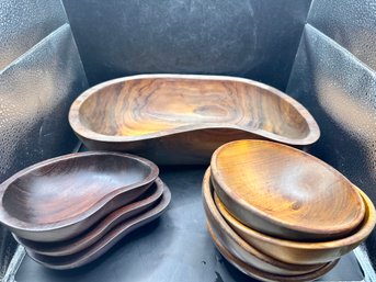 Assorted Wooden Bowls