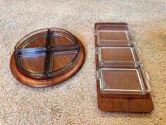 1970s Danish Teak Serving Trays