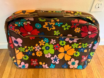 Vintage Floral Suitcase