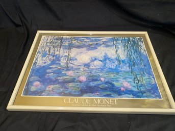 Framed Monet Poster