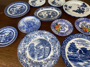 Blue & White Plate Collection