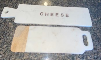 Pair Of Marble Cheese Boards