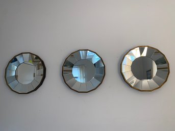 Set Of 3 Pottery Barn Mirrors