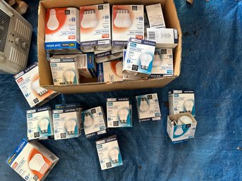 Large Lot Of NIB Lightbulbs About 70 Boxes.  Boxes Are Multipacks