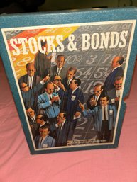 Vintage Stocks & Bonds Board Game