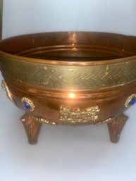 Copper Footed Bowl