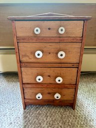 Vintage Wooden Jewelry Box