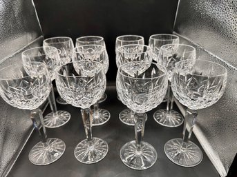 Lot Of Twelve 7 3/4 Inch Waterford Glasses