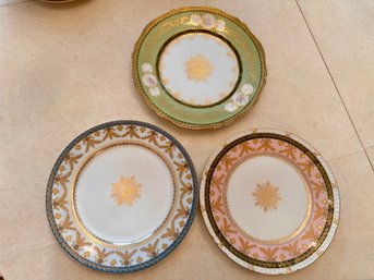 Lot Of Three Limoges Plates