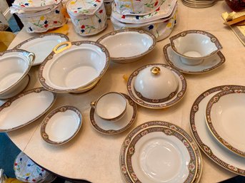 Set Of Limoges China Service For 12  With Many Extras