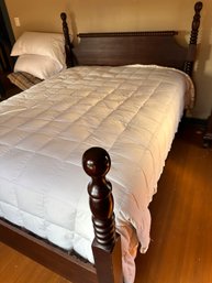 Vintage Queen Cannonball Style Bed