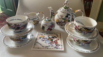Alice In Wonderland Paul Cardew Tea Set