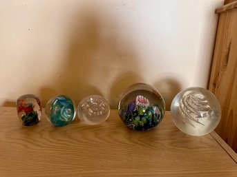 Five Beautiful Paper Weights
