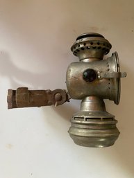 Antique Bicycle Oil Lamp