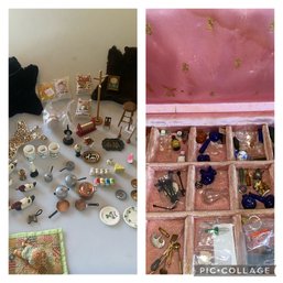 Lot Of Dollhouse Accessories & Furniture