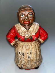 CAST IRON MAMMY AUNT JEMIMA DOOR STOP